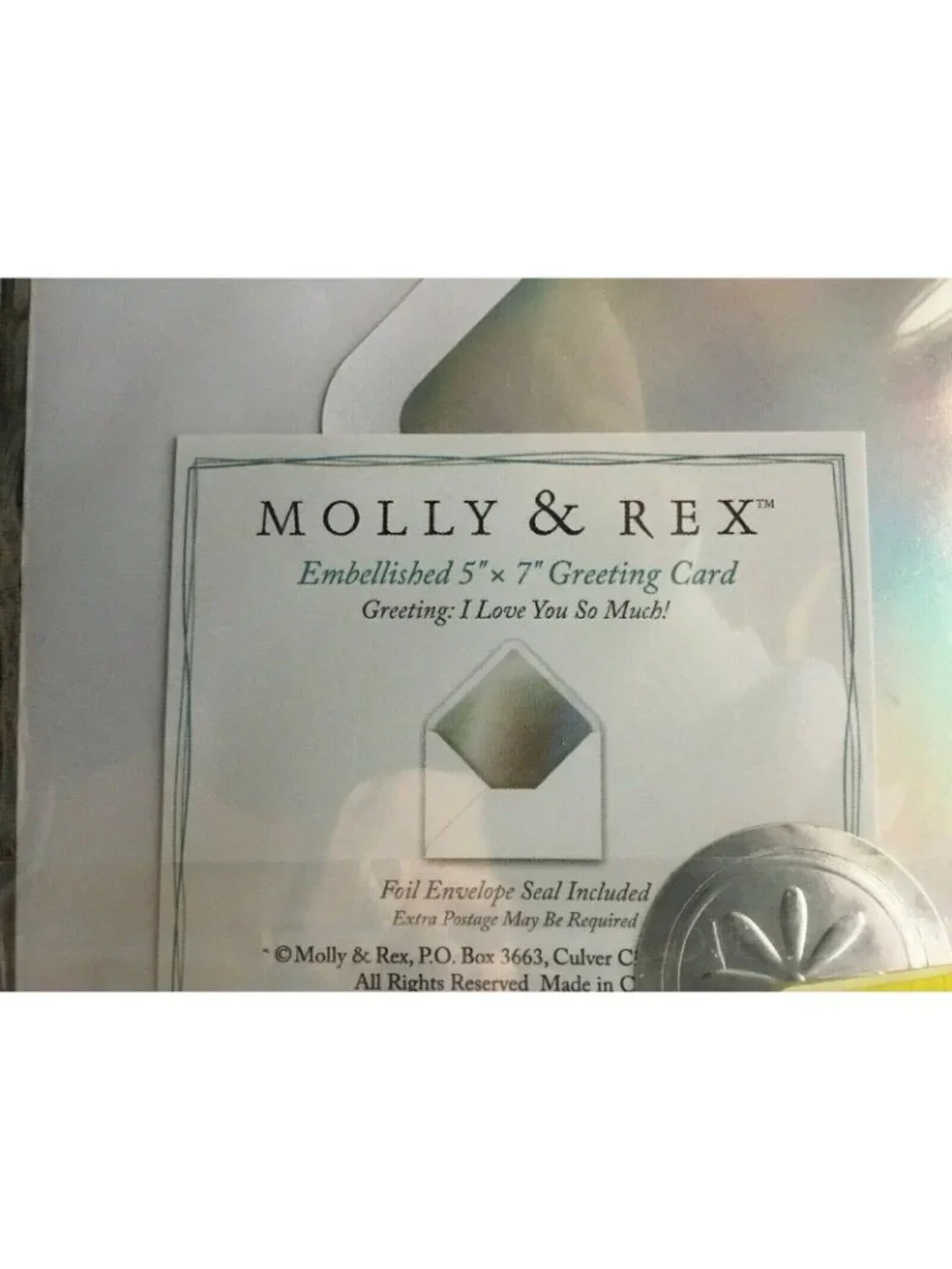Valentine Day Cards  Molly & Rex Lady Jayne Blue Ink New In Package lot of 5